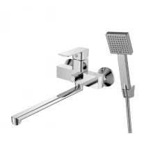 DR20 Смеситель для ванны, пов.излив 272мм, р/ОД, хром, DR, DR20043