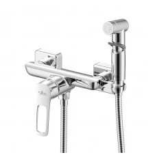 RS46 Смеситель для биде, гигиен.душ на теле, р/ОД, хром, ROS, RS46-52