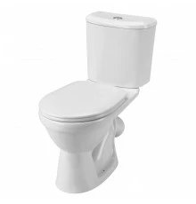 БОРЕАЛЬ Унитаз-компакт, антивсплеск, накл. вып., ниж. подв., (эконом) 1-а режимная арматура, сиденье