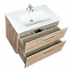 VICTORIA Тумба под раковину 80 городской дуб 2 ящика  ROCA