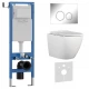 Комплект 3в1 IBERICA BLANCA инсталляция SILENCIO MINI, унитаз BILBAO ALTO белый, кнопка смыва ESTI-O хром глянцевый (IB.001M.BLA.231.824)