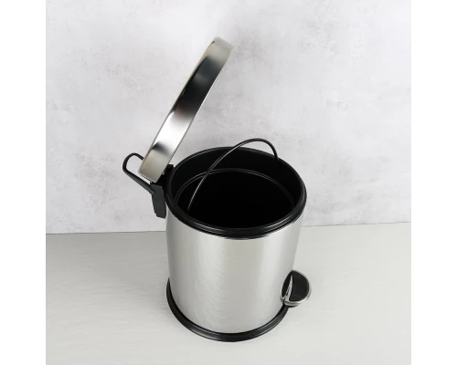 Ведро с крышкой 3 л FIXSEN хром (FX-34024C)