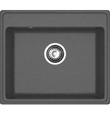 GRANFEST Мойка композит VERTEX, GF-V-580, чаша 580*500, графит