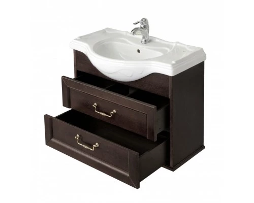 AMERICA EVOLUTION W Тумба под раковину AMERICA 85, дуб темный, ROCA