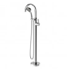 Atlantiss Смеситель для ванны, выс.монлит излив 260мм напольный лейка, р/ОД, хром, LM, LM3244C