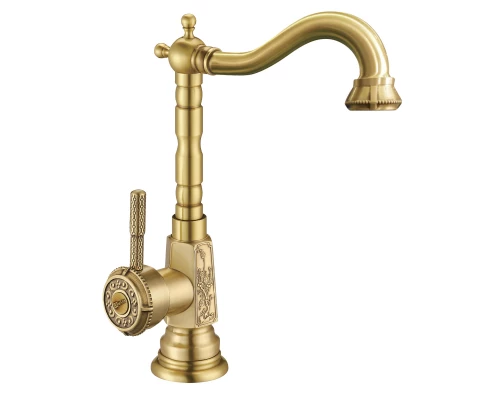 Jasmine Смеситель для кухни, выс.пов.излив 185мм, р/ОД, бронза, LM, LM6605B