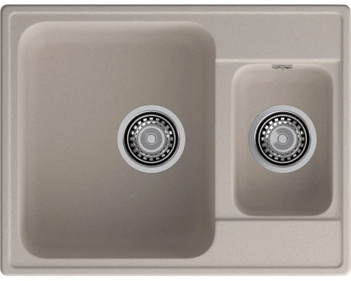 GranFest QUARZ (ECO-09) Мойка 1.5-чаш. 620*480 (песок)