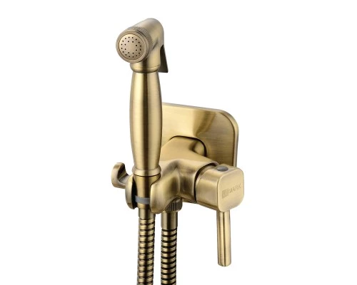 Solo Смеситель для биде, гигиен.душ на стену держ.на теле встраиваемый,, р/ОД, бронза, LM, LM7165B