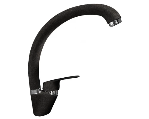 GranFest QUARZ Смеситель для кухни боковой D-35mm (черный)