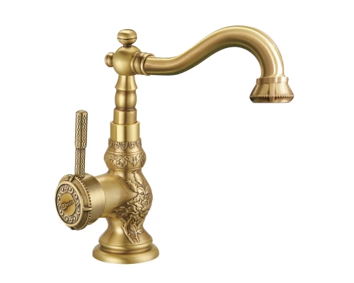 Jasmine Смеситель для раковины/кухни, пов.излив 159мм, р/ОД, бронза, LM, LM6644B