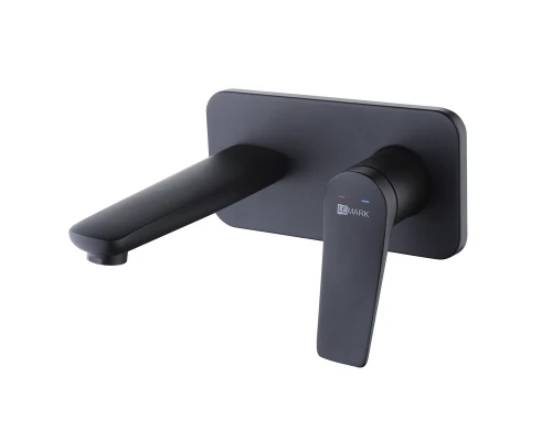 Bronx Смеситель для раковины, монолит.излив172мм встр.дон.клап.Click/Clac,р/ОД, черный, LM, LM3726BL