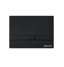 Кнопка  для инсталляции NOVUM F5, черная SoftTouch, BERGES