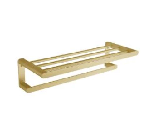 Полка для полотенец из алюминия Capri золото
