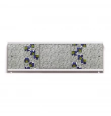 ОПТИМА_Decor Экран для ванны 150 см,ПВХ с офсетной печатью,(клематис малый-006), ALAVANN