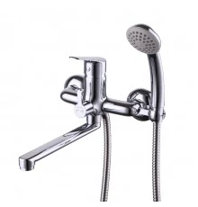 Partner Смеситель для ванны, плоск.пов.излив 200мм держ.на теле, р/ОД, хром, LM, LM6513C