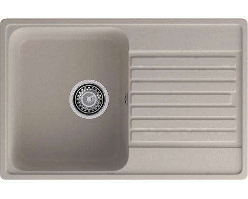 GranFest QUARZ (ECO-78) Мойка чаша+кр 740*480 (песок)