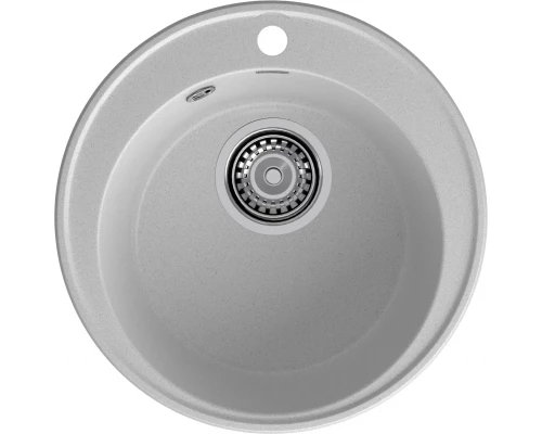 GranFest QUARZ (ECO-08) Мойка чаша D=480мм (серый)