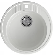 GRANFEST Мойка композит RONDO GF-R--520   D=520 мм   иней   арт.GF-