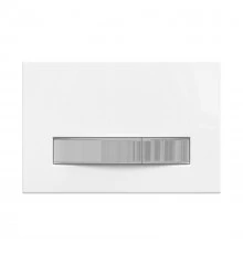 Кнопка  для инсталляции ATOM Line белая/хром глянец, BERGES