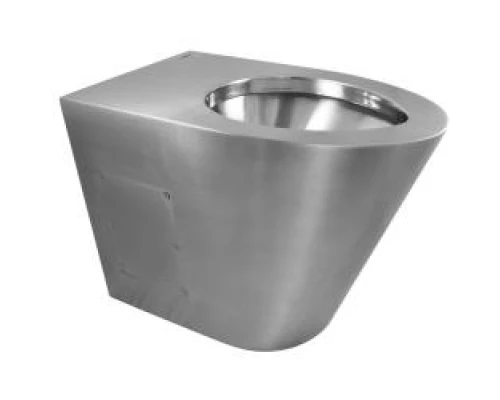 Унитаз из нержавеющей стали без сливного бака глянцевый 390х355х540 13012.B