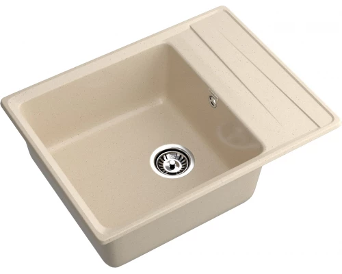GRANFEST Мойка композит LEVEL, GF-LV-660L, чаша+крыло 660*500, кашемир