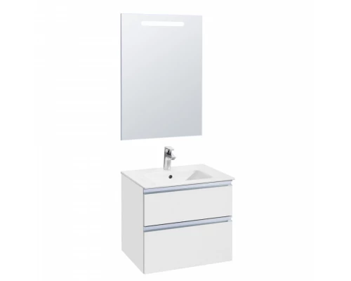 GAP Тумба под раковину GAP 60, белый глянец, 2 ящ., ROCA