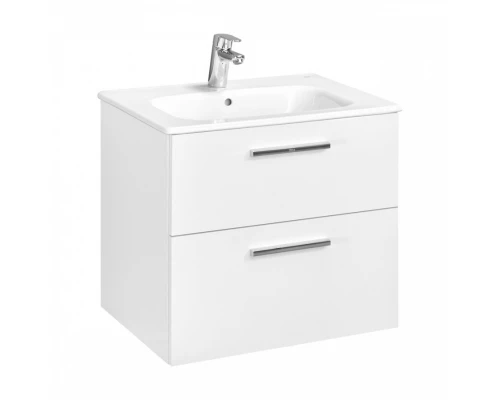 VICTORIA Тумба под раковину VICTORIA 60, 2 ящика, белый гл., ROCA
