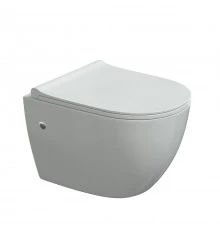 Унитаз подвесной OKUS, сиденье дюропласт Toma Slim SO, микролифт, быстросъем, белый, BERGES