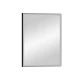 Зеркало Frame Black LED 600х800