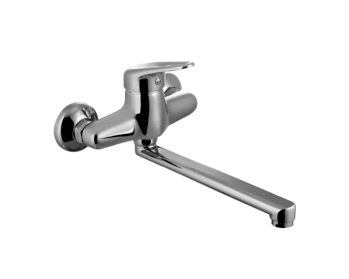 Luna Смеситель для кухни, пов.излив 250мм на стену, р/ОД, хром, LM, LM4111C
