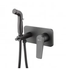 Bronx Смеситель для биде, без излива встраивамемый гигиен.душ,р/ОД, черный, LM, LM3720BL