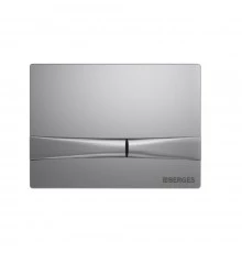 Кнопка  для инсталляции NOVUM F2, хром матовый, BERGES