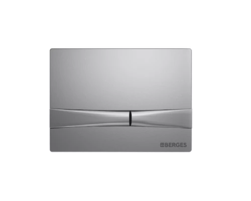 Кнопка  для инсталляции NOVUM F2, хром матовый, BERGES