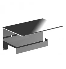 Держатель для туалетной бумаги с полочкой для мобильного телефона Corinto хром  16878.B