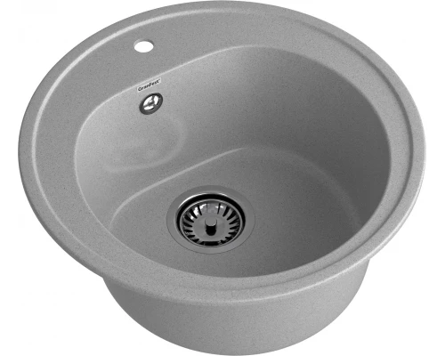 GRANFEST Мойка композит RONDO GF-R--510  D=510мм  серый   арт.GF-