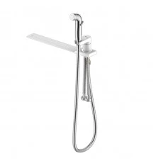 Solo Смеситель для биде, гигиен.душ держ.на унитаз, р/ОД, хром/белый, LM, LM7170CW