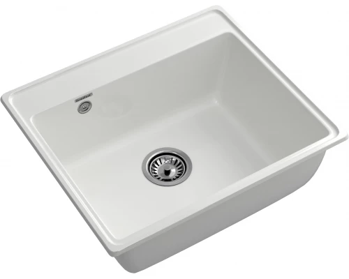 GRANFEST Мойка композит VERTEX, GF-V-580, чаша 580*500, иней