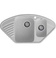GranFest QUARZ (ECO-14) Мойка угл.1,5 чаш. 930*500 (серый)