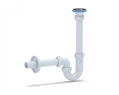 Сифон Ани 1 1/4*32 прямоточный с прямой трубой 32мм, ANI PLAST