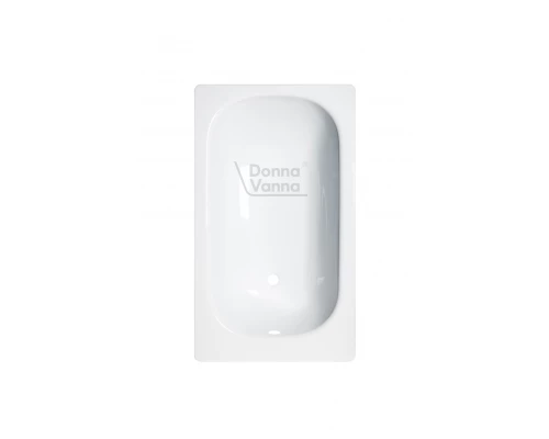 DONNA VANNA Ванна стальная 120x70x40 cм. с опорной подставкой, без ранта, белая орхидея, ВИЗ