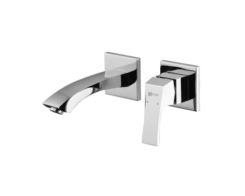 Unit Смеситель для раковины, монолит.излив 176мм на стену встраиваемый, р/ОД, хром, LM, LM4526C