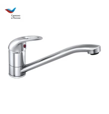 ПРОРАБ Смеситель для мойки с длинным изливом (б/з подвод.), одноручный, СЛАВЕН, Р21