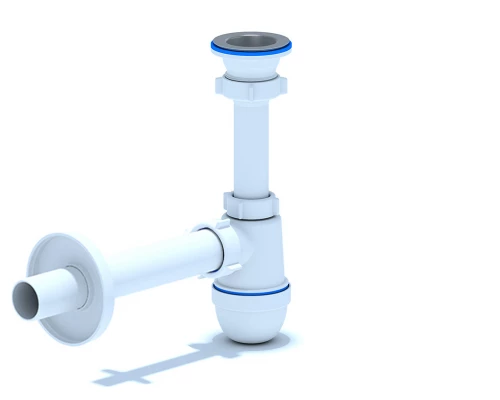 Сифон Ани 1 1/2*40 с прямойтрубой 40 мм, ANI PLAST