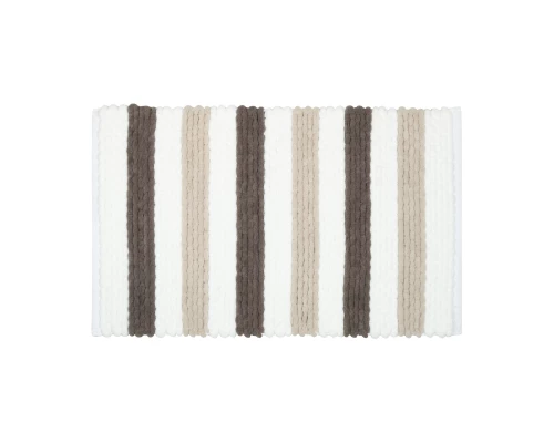 Коврик для ванной 1-ый Fixsen AMBER, FX-8040Z, mix (серый+бежевый+белый), 50х80см