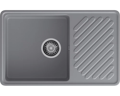 GranFest QUARZ (GF-ZL52) Мойка для кухни 760*480мм (темно-серый)