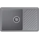 GranFest QUARZ (GF-ZL52) Мойка для кухни 760*480мм (темно-серый)