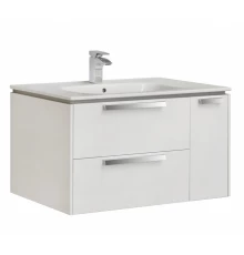 LAGO Тумба под раковину VICTORIA 80, белый глянец, ROCA