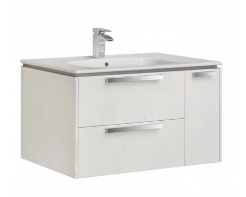 LAGO Тумба под раковину VICTORIA 80, белый глянец, ROCA