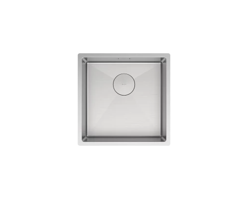 Кухонная мойка Lemark OLANGA 440 прямоугольная из нержавеющей стали, цвет Сталь,в комплекте: крепеж,