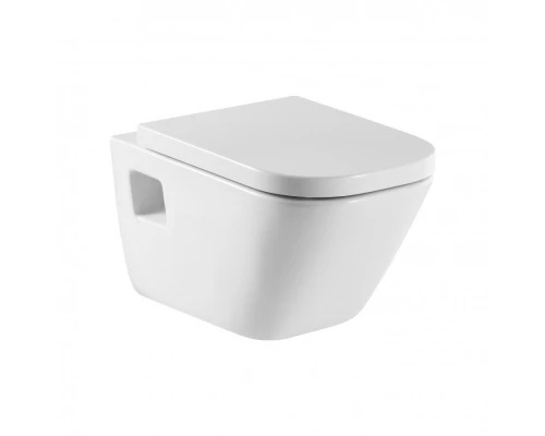 GAP Чаша подвесного унитаза, белая.  ROCA